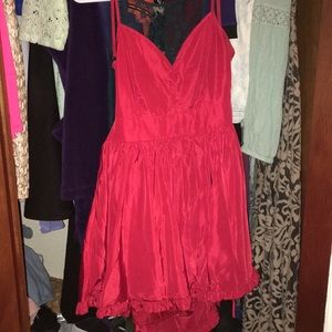 Red homecoming dress